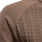 Herren Rollkragenpullover mit strukturiertem Muster