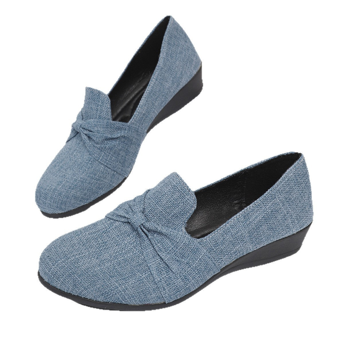 Damen Wedge-Pantoletten mit verspieltem Schnürdesign R&B