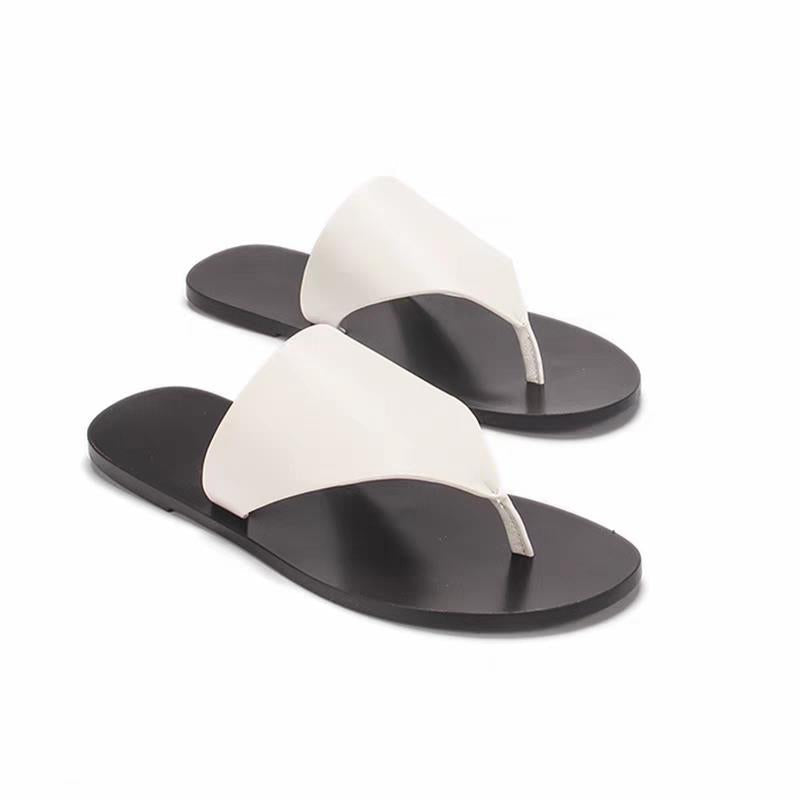 Damen elegante Zehentrenner-Sandalen aus hochwertigem Material R&B