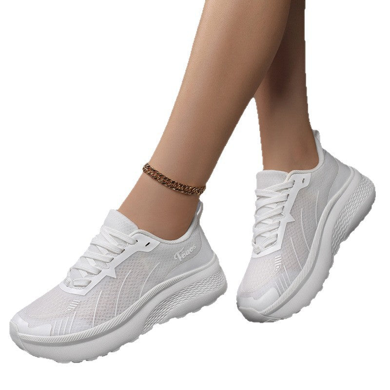 Damen Freizeitsneaker mit atmungsaktivem Mesh-Obermaterial und dämpfender Sohle