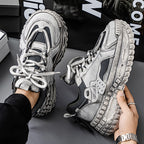 Damen Sportliche Sneakers mit dynamischem Design und dämpfendem Sohlenprofil