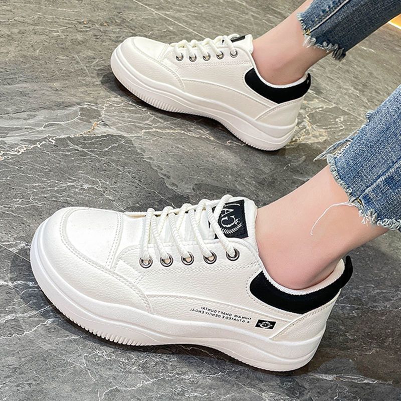 Damen Lässige Sneakers mit atmungsaktiver Oberflächenstruktur und dämpfender Sohle