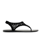 Damen Zehentrenner-Sandalen mit geflochtenem Riemendesign und komfortablem Fußbett R&B