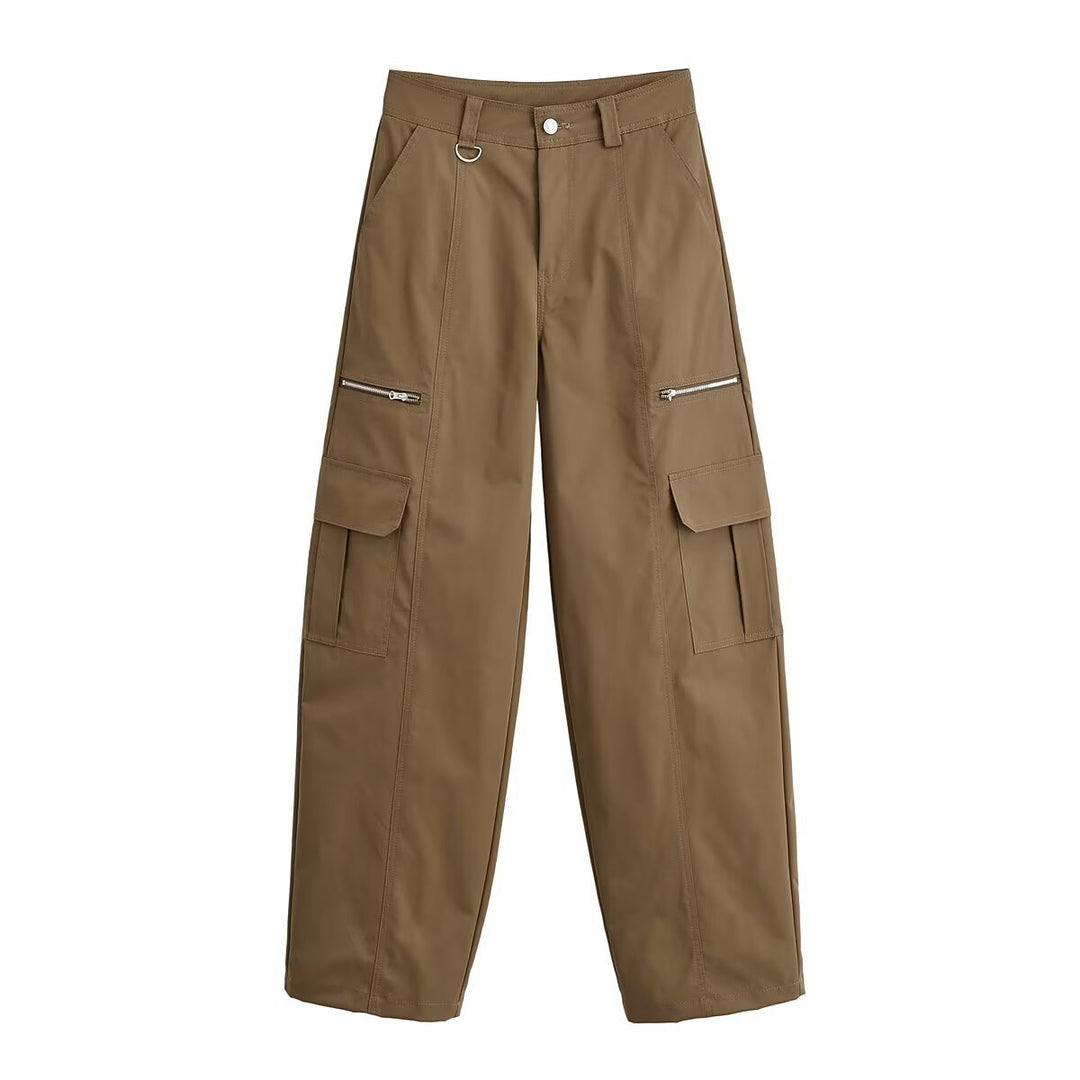 Damen Cargohose mit praktischen Seitentaschen und modischem Schnitt R&B