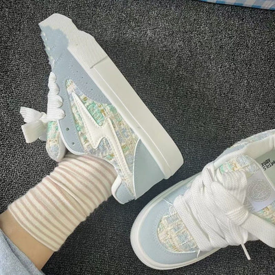 Damen modische Sneakers mit einzigartiger Textur und komfortabler Sohle R&B