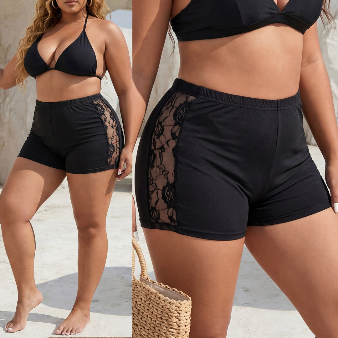 Damen Modische Lace-Shorts R&B