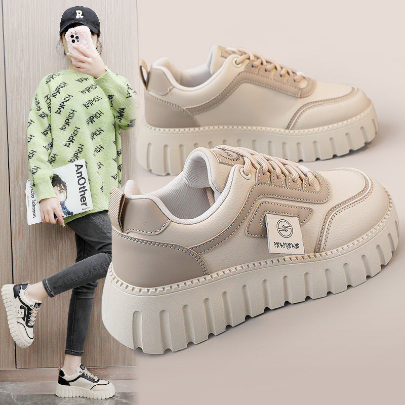 Damen modische Chunky Sneaker mit dämpfender Gummisohle und atemberaubendem Design R&B