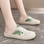 Damen Sportliche Clogs mit atmungsaktiver Mesh-Konstruktion und rutschfester Außensohle R&B