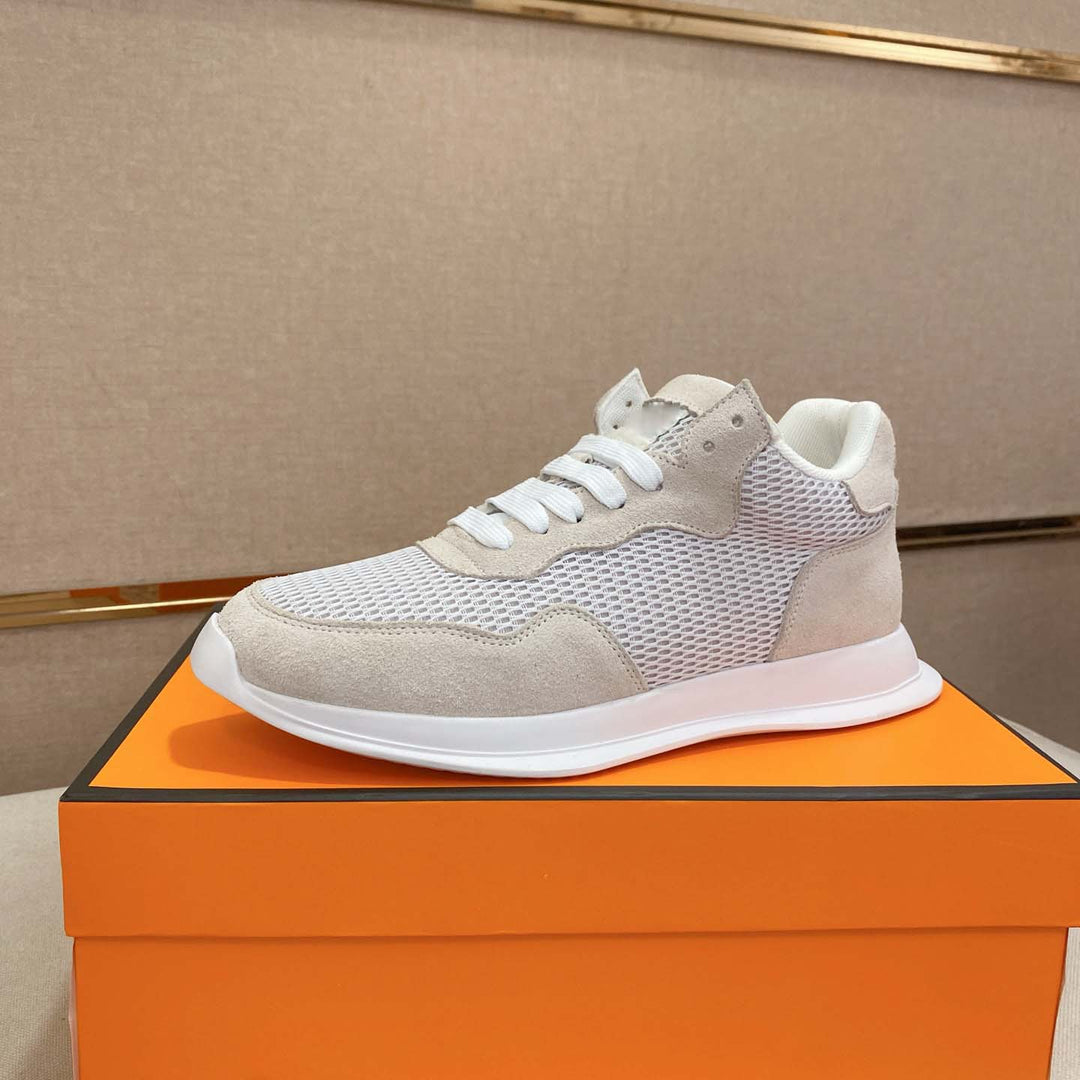Damen Sportsneaker mit atmungsaktiver Netzstruktur und dämpfender Sohle R&B