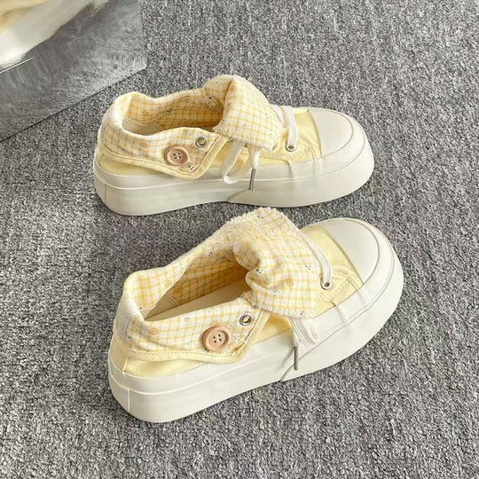Damen Sneaker mit raffiniertem Klappdesign und weichem Innenfutter R&B