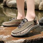 Damen Sportliche Freizeitsandalen mit elastischem Schnellschnürsystem R&B