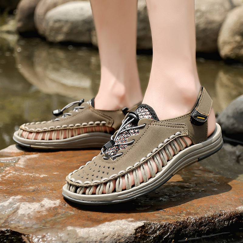 Damen Sportliche Freizeitsandalen mit elastischem Schnellschnürsystem R&B