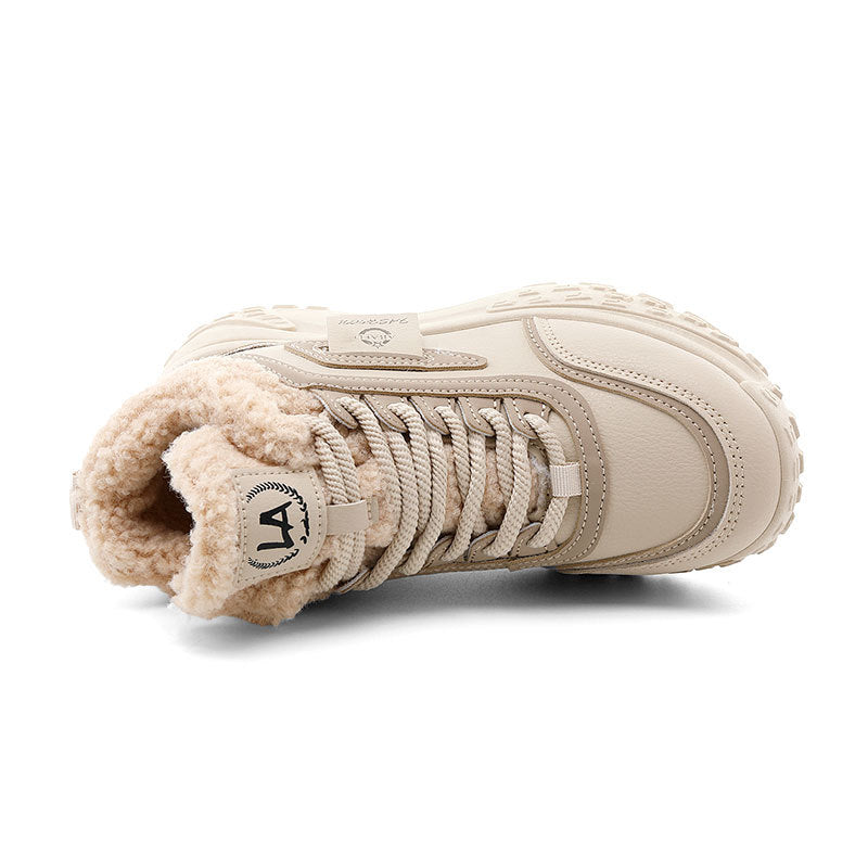 Damen isolierende High-Top Sneakers mit weichem Innenfutter und rutschfester Sohle R&B