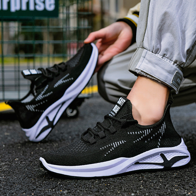 Damen Sportliche Sneakers mit atmungsaktiver Mesh-Oberfläche und Dämpfungstechnologie R&B