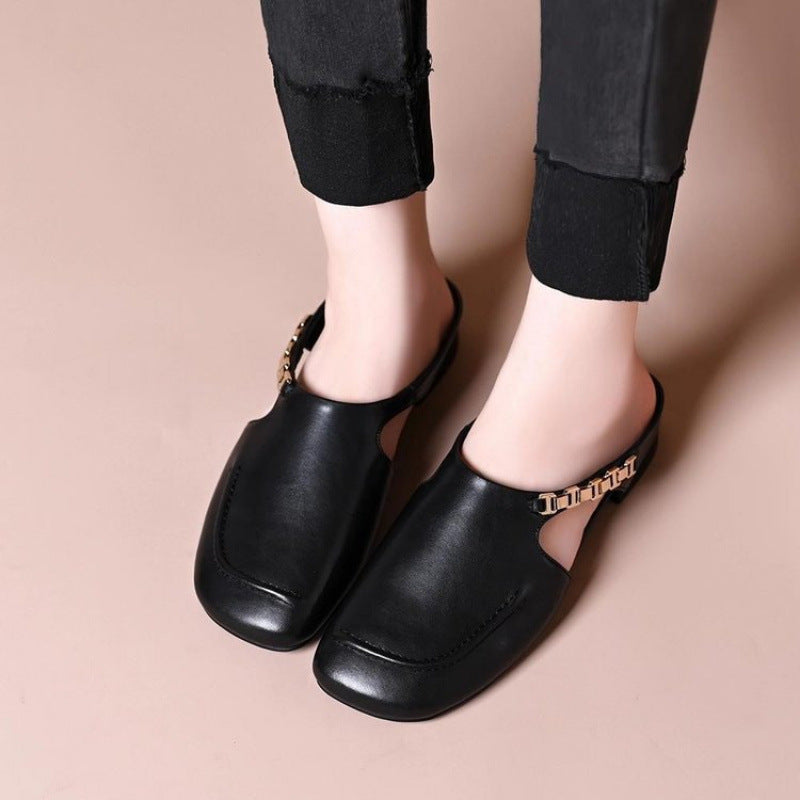 Damen Elegante Clogs mit modischem Riemchen-Design R&B