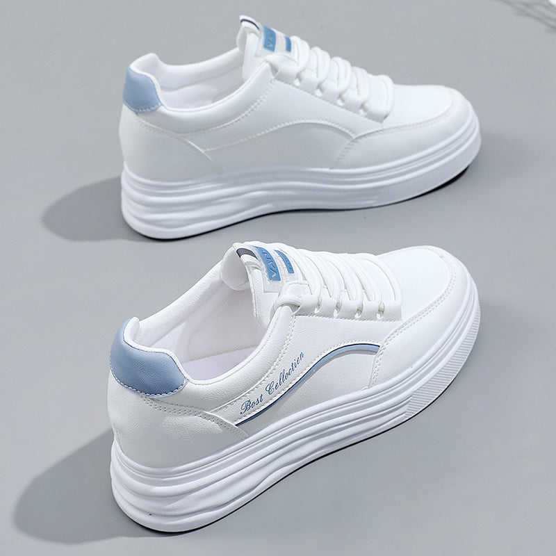 Damen modische Plattform Sneakers mit dämpfendem Sohlenprofil und atmungsaktiver Obermaterialstruktur R&B