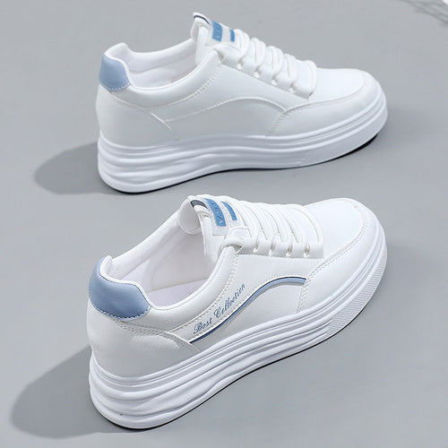 Damen modische Plattform Sneakers mit dämpfendem Sohlenprofil und atmungsaktiver Obermaterialstruktur R&B