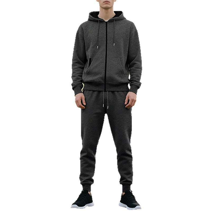 Herren sportlicher Hoodie und Jogginghose Set R&B