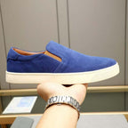 Damen Mokassin Sneakers aus weichem Wildleder R&B