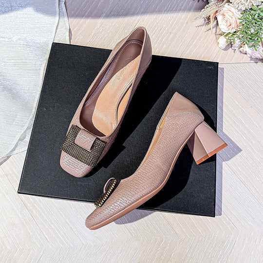 Damen elegante Ballerinas mit einzigartigem Dekor R&B