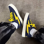 Damen Sneakers mit sportlichem Charakter und elastischen Schnürsenkeln R&B