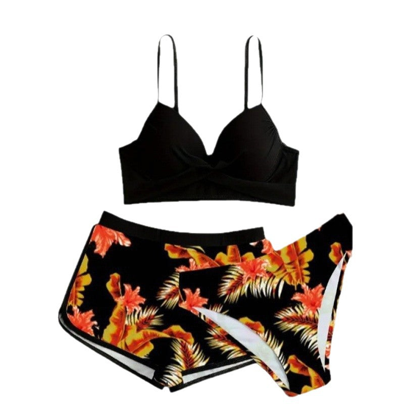 Damen Zweiteiliges Badeoutfit mit raffiniertem Schnitt R&B