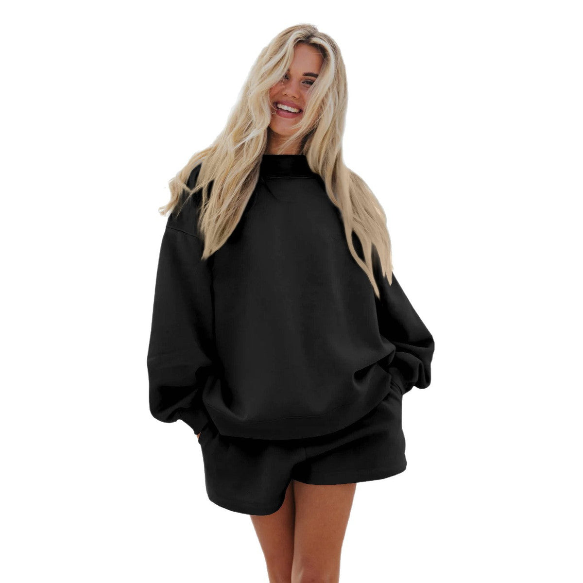 Damen Oversize-Sweatshirt mit Raglanärmeln