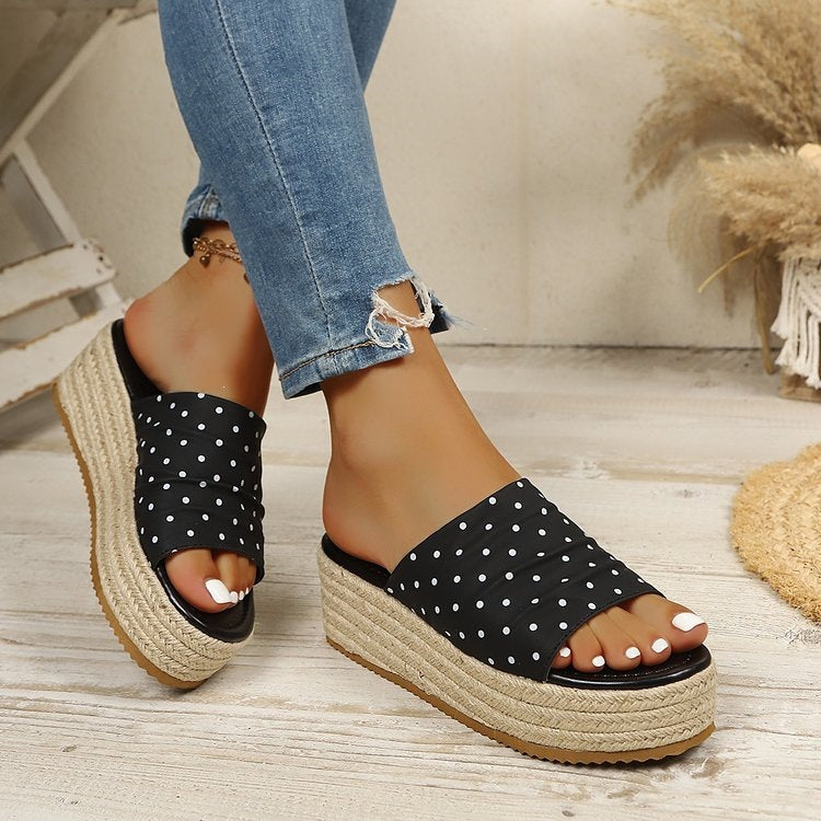 Damen Wedge-Sandaletten mit gepolstertem Fußbett R&B