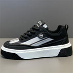 Damen trendige Plateau-Sneaker mit atmungsaktivem Obermaterial und rutschfester Sohle R&B