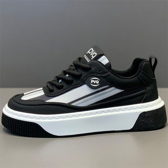 Damen trendige Plateau-Sneaker mit atmungsaktivem Obermaterial und rutschfester Sohle R&B