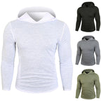 Herren Sportlicher Kapuzenpullover mit funktionalen Reißverschlusstaschen
