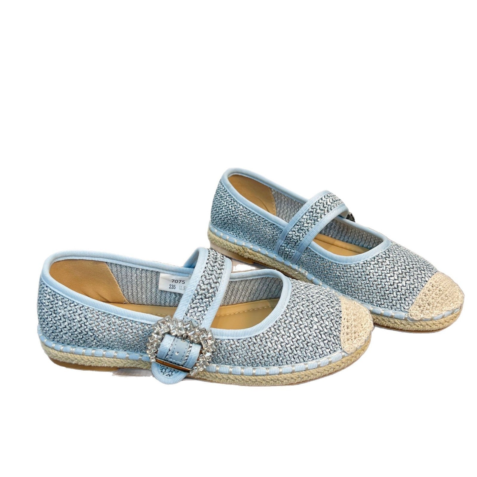 Damen GR&Blümte Slipper mit funkelnder Schnallenverzierung R&B