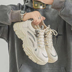 Damen Sportliche Chunky Sneakers mit dämpfendem Komfort und atmungsaktiver Konstruktion