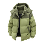Damen isolierte Pufferjacke mit kuscheligem Innenfutter und verstellbarem Kapuzensystem –
