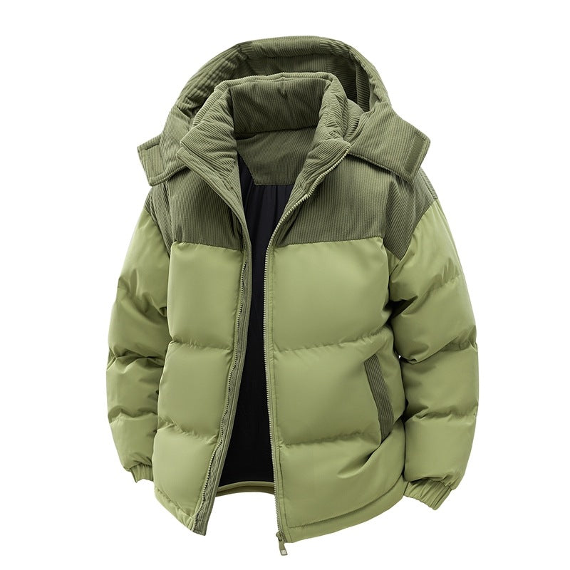 Damen isolierte Pufferjacke mit kuscheligem Innenfutter und verstellbarem Kapuzensystem –