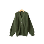Damen Strickjacke mit strukturiertem Muster und praktischen Knopfdetails
