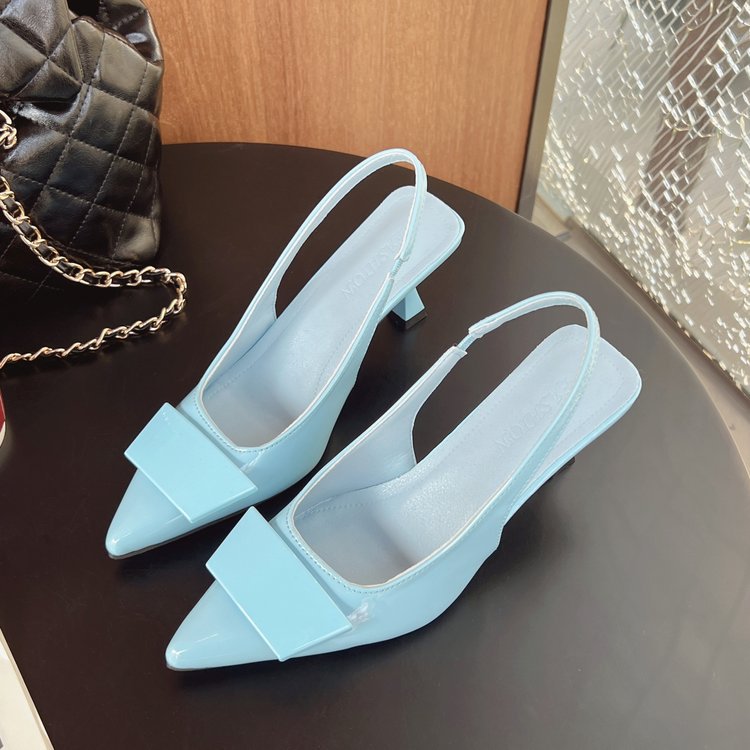 Damen Slingback-High Heels mit elegantem Verschluss und modernem Design R&B