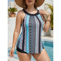 Damen Tankini mit seitlichem Rüschen-Design und figurumspielendem Schnitt R&B