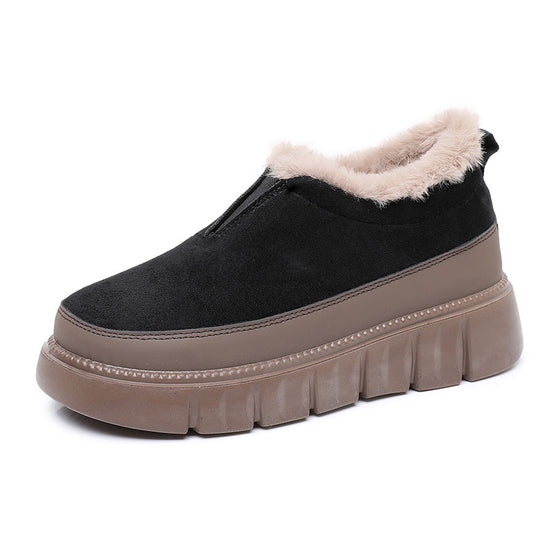 Damen Winter-Slipper mit Kuschel-Innenfutter und rutschfester Sohle R&B