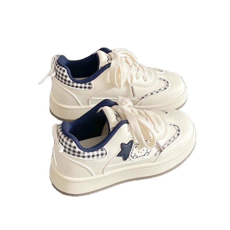 Damen Sportliche Sneakers mit Sternenapplikation R&B
