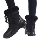 Damen Winter-Wanderschuhe mit isolierendem Futter und rutschfester Sohle
