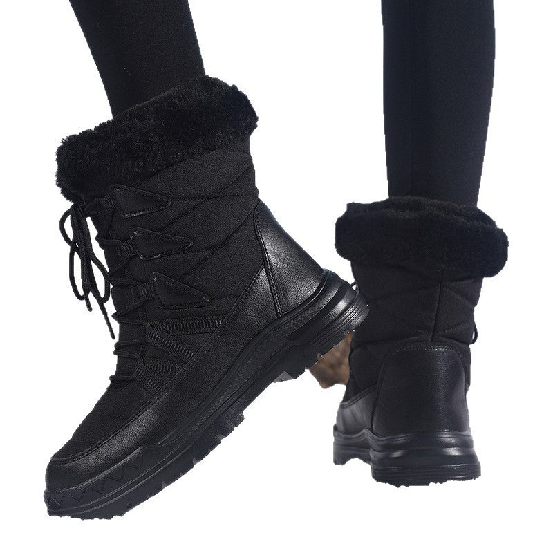 Damen Winter-Wanderschuhe mit isolierendem Futter und rutschfester Sohle