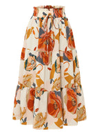 Damen Maxi-Rock mit Blumenmuster R&B