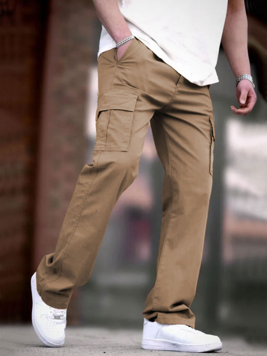Herren Cargo-Hosen mit multifunktionalen Taschen und atmungsaktivem Stoff R&B