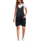 Damen trendiger Latzanzug mit praktischen Taschen R&B