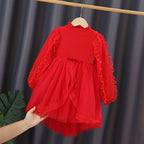 Mädchen Festliches Kleid mit Rüschendetails R&B