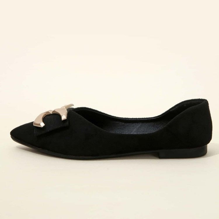 Damen Ballerinas mit modischem Schleifen-Detail R&B