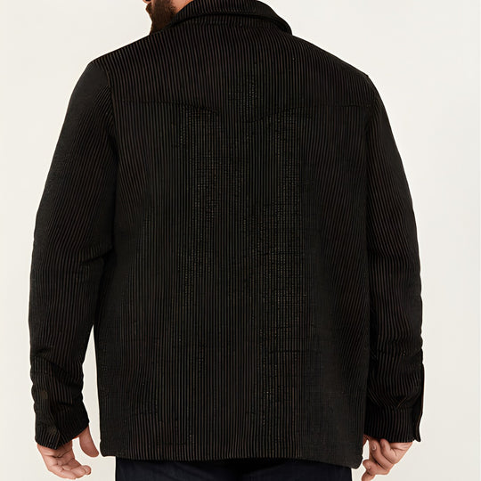 Herren robuste Baumwolljacke im lässigen Design mit aufgesetzten Taschen R&B