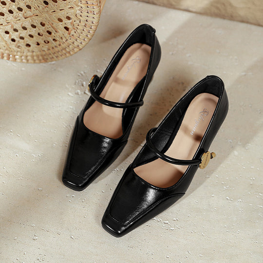 Damen elegante und bequeme Pumps mit verstellbarem Rahmen R&B