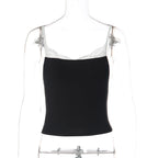 Damen Spitzen-Trägershirt mit elegantem Unterhemd-Design R&B